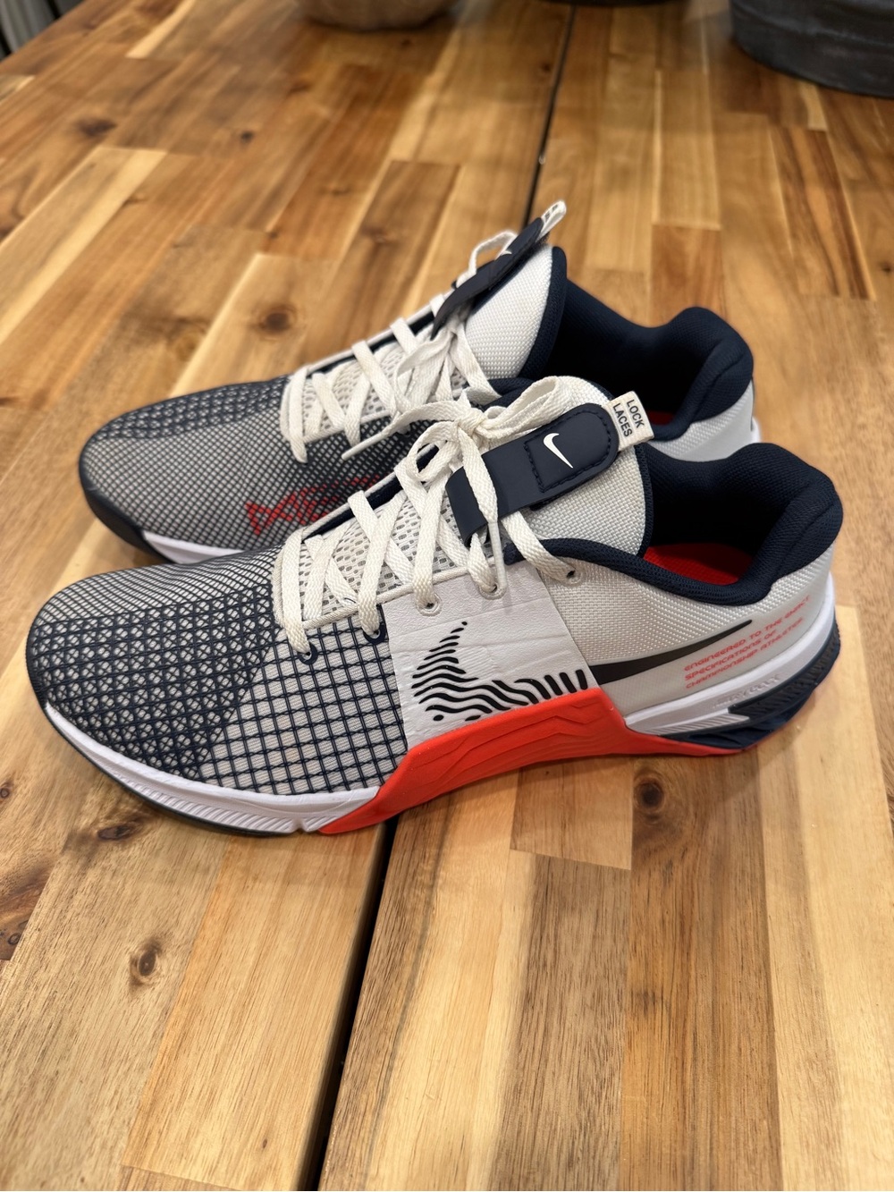 Nike Men’s Metcons Navy/White/Red Training Shoes